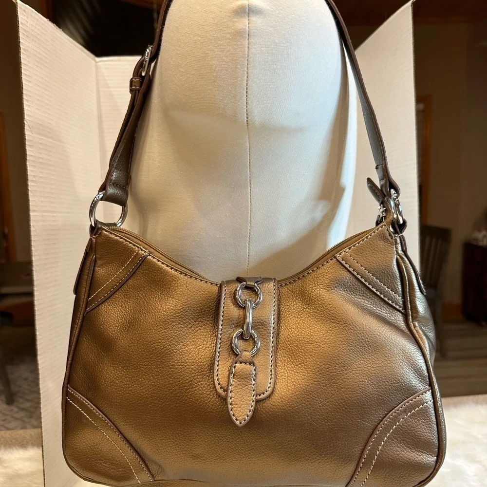 Croft and barrow bronze shoulder bag